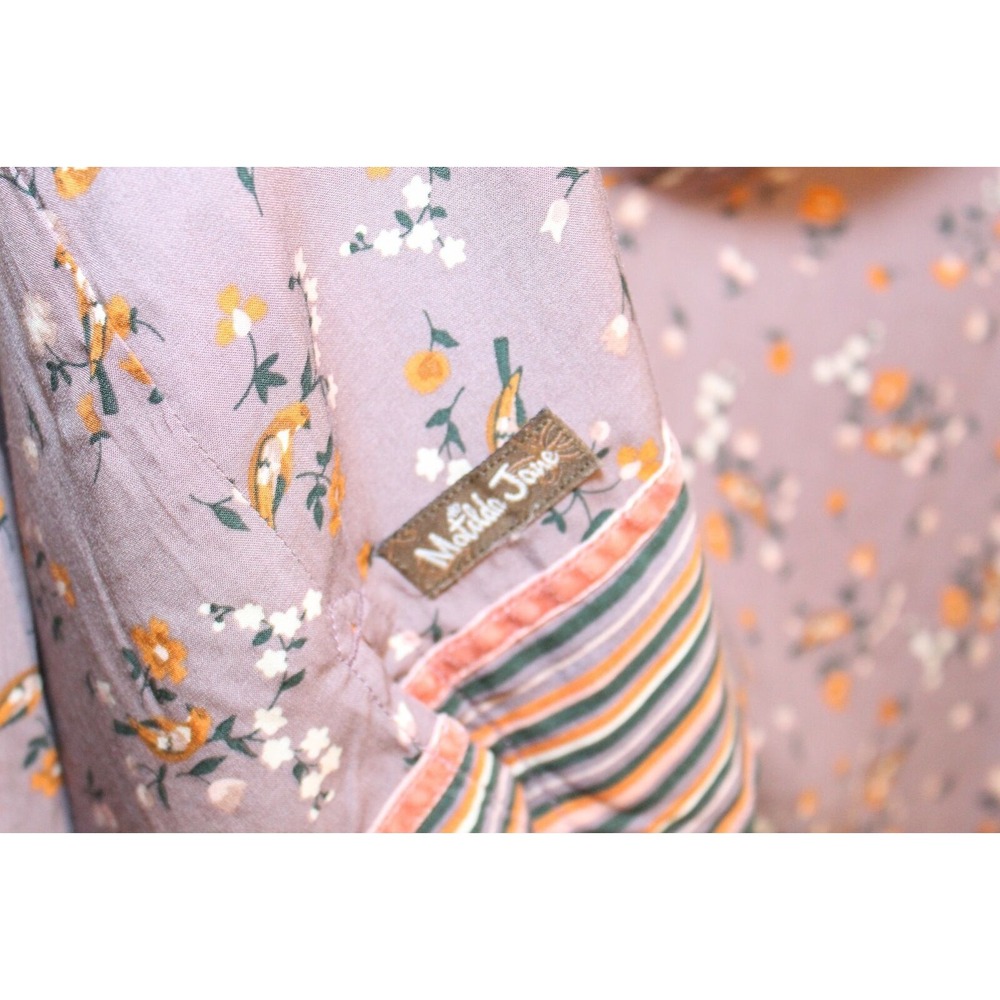 ✨2/$20 Matilda Jane Along the Way Floral Open Front Kimono XS S Fall Topper Boho - Picture 8 of 11